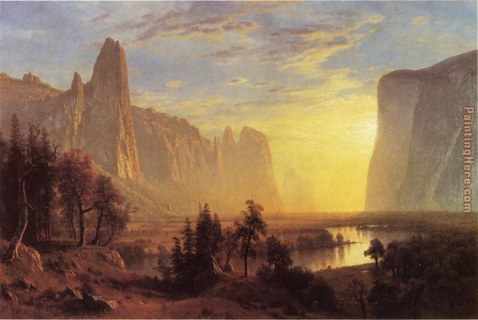 Albert Bierstadt Yosemite Valley Yellowstone Park